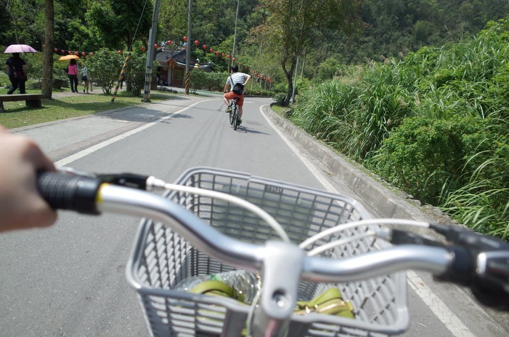 【2016宜蘭旅遊樂活】宜蘭縣政府風景區-梅花湖風景特定區騎自行車賞湖景