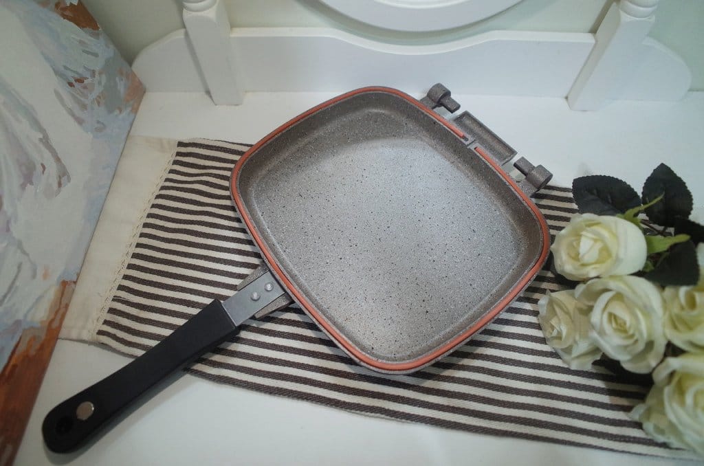 【好物分享】CUOCO韓國原裝Pandora s box盒型熱循環不沾雙面煎烤鍋 下廚好輕鬆