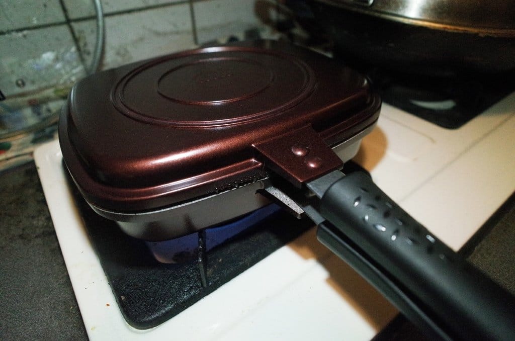 【好物分享】CUOCO韓國原裝Pandora s box盒型熱循環不沾雙面煎烤鍋 下廚好輕鬆