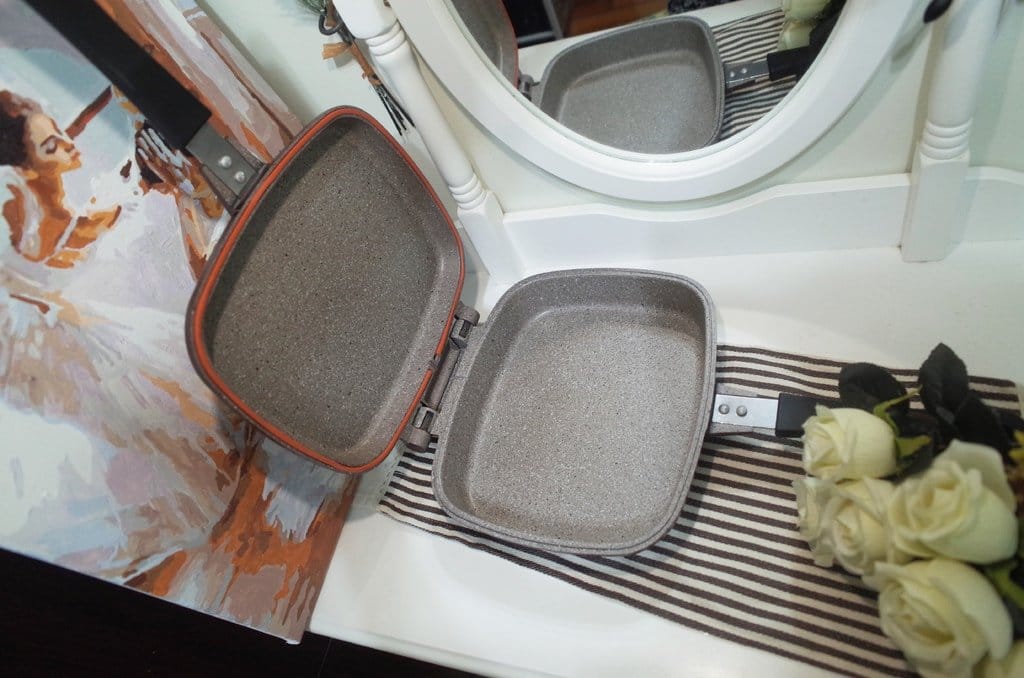 【好物分享】CUOCO韓國原裝Pandora s box盒型熱循環不沾雙面煎烤鍋 下廚好輕鬆