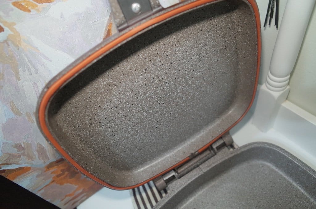 【好物分享】CUOCO韓國原裝Pandora s box盒型熱循環不沾雙面煎烤鍋 下廚好輕鬆