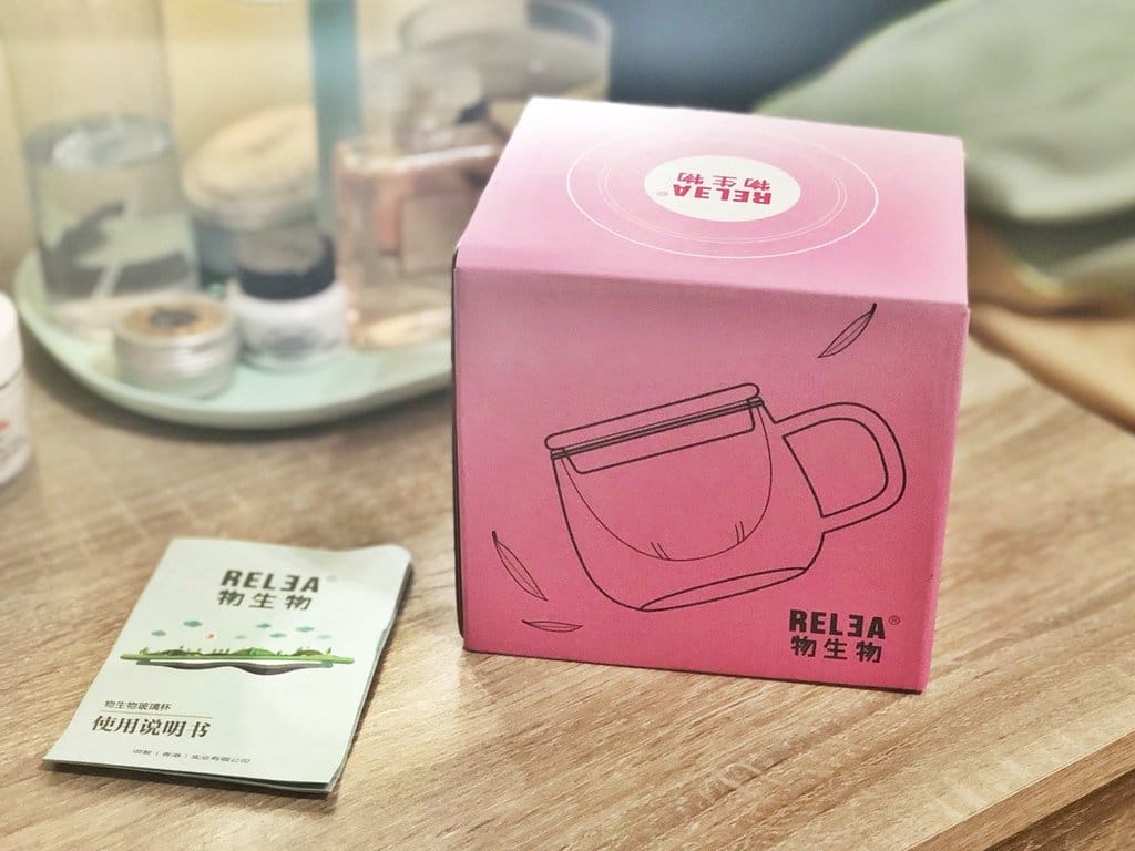 【生活分享】哎喔生活雜良，送禮首選超文青的 RELEA 加厚款耐熱玻璃茶杯