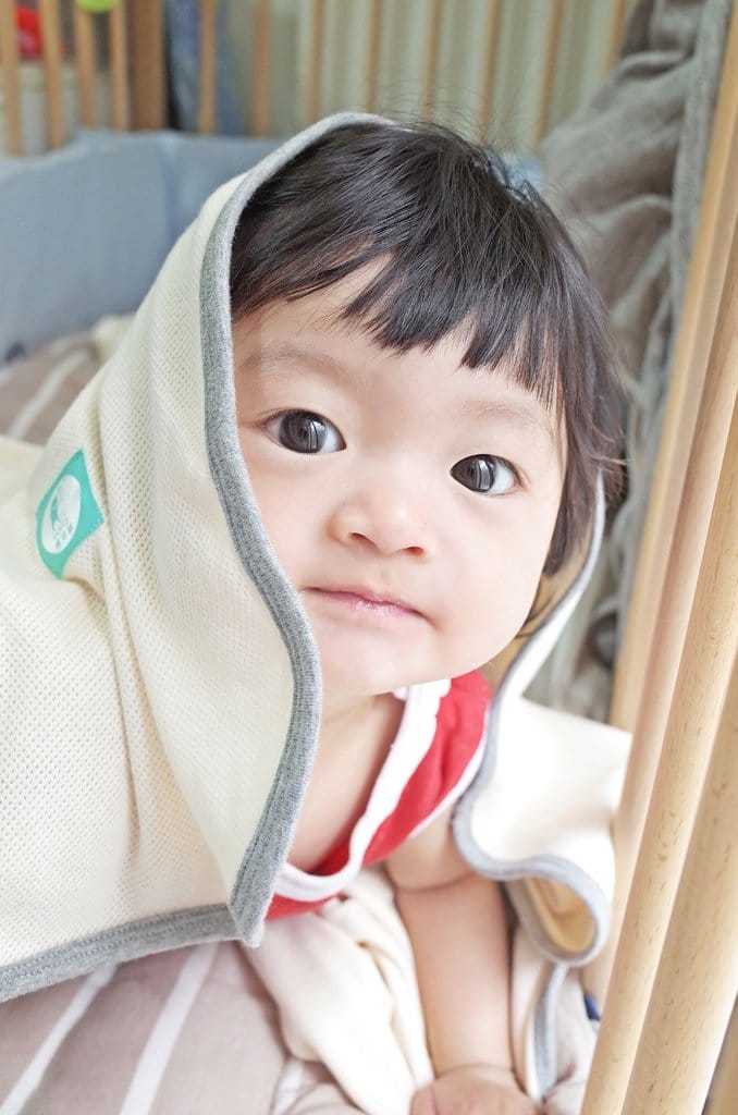 【育兒分享】給親愛的寶貝最好的睡眠呵護，轉頭囍有機棉呼吸抗螨防蚊毯 彌月禮