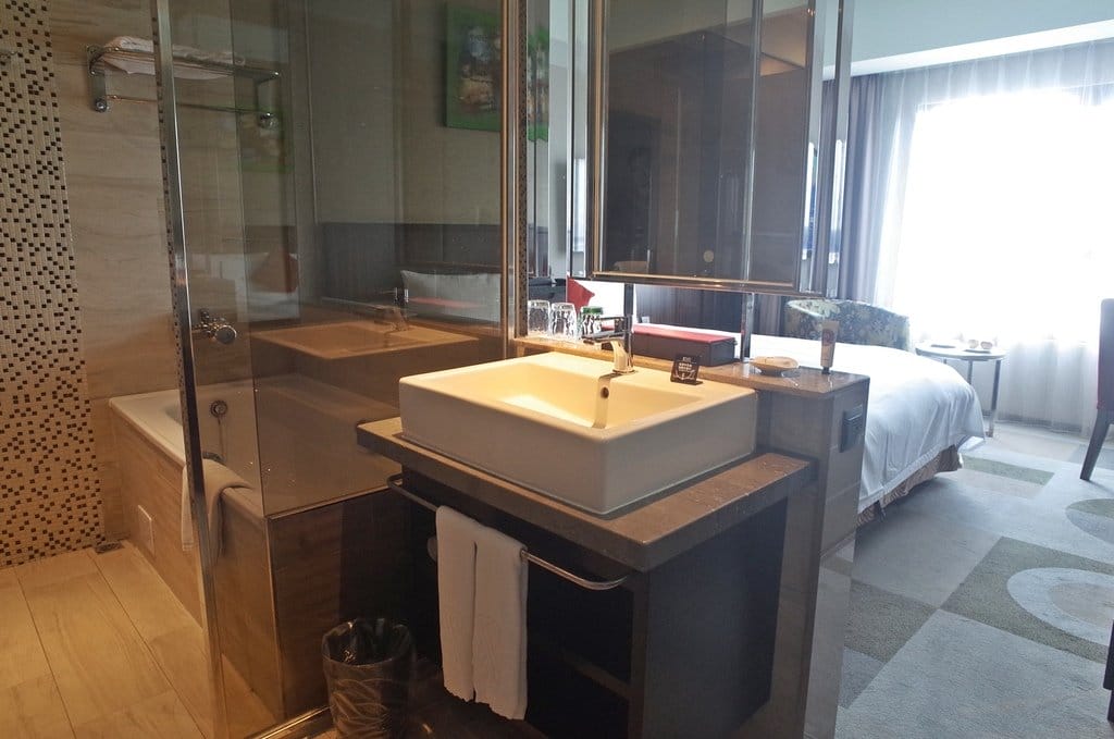 【旅遊分享】台中 ‧ 逢甲 星享道酒店 In Sky Hotel 一家三口的爸爸節之旅之小布丁泳裝美照