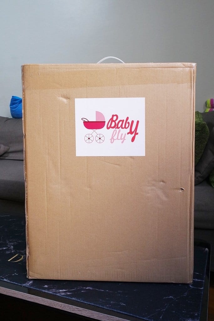 【育兒分享】baby fly 拉桿式輕便推車，摺疊式超小體積嬰兒車，出國旅遊都很方便呦