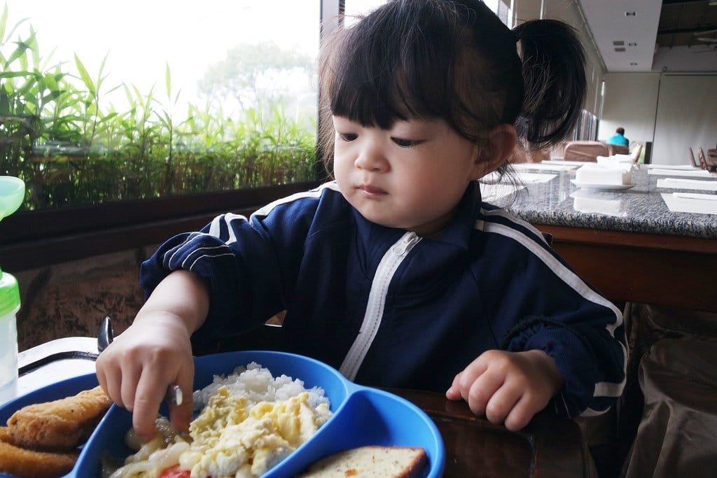 【育兒分享】小布丁的吃飯工具,芽比兔SGS國際認證,方便攜帶,可微波一體成形耐熱造型矽膠防滑餐盤