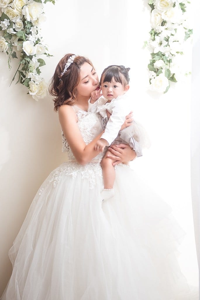 【育兒分享】台中八斗文創 小布丁的中式週年抓周全家福紀念照