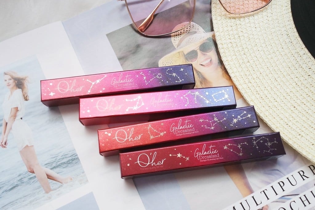 【美妝保養】Q’her植感新款,星燦精粹唇釉超美試色,七夕限定禮袋浪漫上市,打造戀愛水潤光澤唇彩