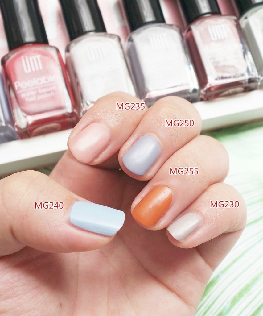 【美妝保養】開箱 UNT魔幻水指彩,秋冬柔霧新色推薦,一撕即卸,隨時變換指尖 新色,10大無添加保證