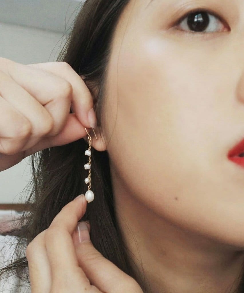 【穿搭購物】MT手作輕珠寶,手工職人製作,我的初秋浪漫時尚配飾推薦,超美公主珍珠長鏈款