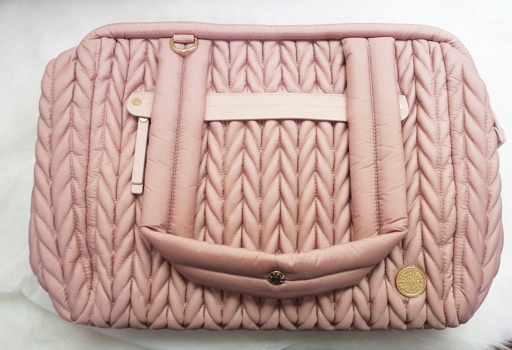 【流行穿搭】帶著精品HAPP媽媽包出遊嘍,Paige carryall 乾燥玫瑰 + Fefe fanny pack 乾燥玫瑰