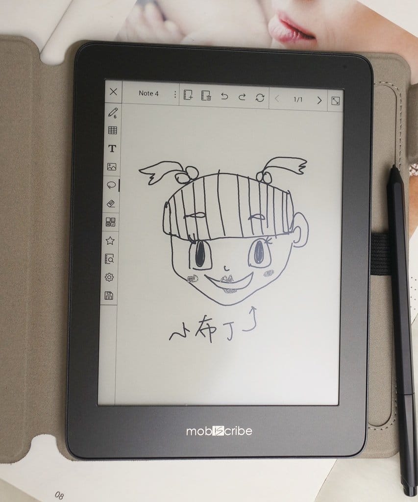 【生活資訊】行事曆隨身攜帶,Mobiscribe電子筆記本/閱讀器,護眼環保電子紙,讓孩子畫畫無極限