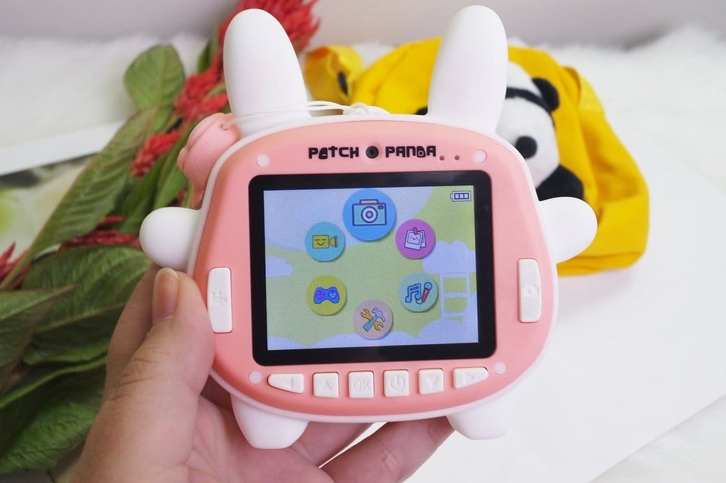 【BLUEMO】全台獨家代理,超萌補丁熊貓兒童相機,用孩子的眼光看世界,耶誕節限時好禮送不完