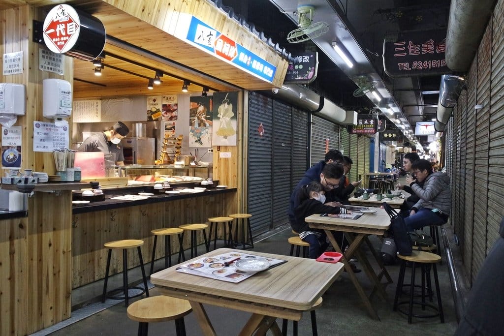 【好食分享】新竹東門市場,日本料理美食推薦,八庵魚河岸一代目,超狂的刺身、握壽司專門店