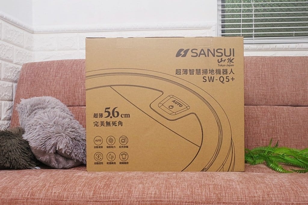 【生活開箱】家庭必備,SANSUI山水,WIFI智能超薄濕拖掃地機器人SW-Q5+,可APP預約清掃超方便 - 第3張圖 【生活開箱】家庭必備,SANSUI山水,WIFI智能超薄濕拖掃地機器人SW-Q5+,可APP預約清掃超方便
