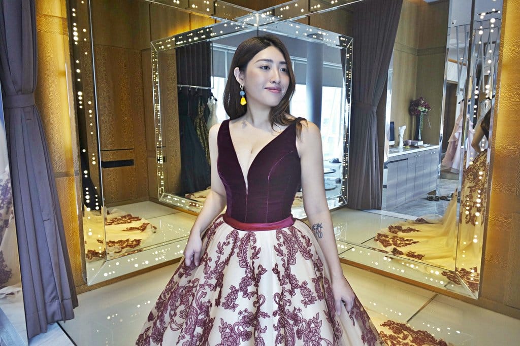 【台中婚紗推薦】女孩想要的浪漫這裡都有,打造夢幻婚禮,茱莉亞精品婚紗,設計師精品婚紗,婚紗試穿