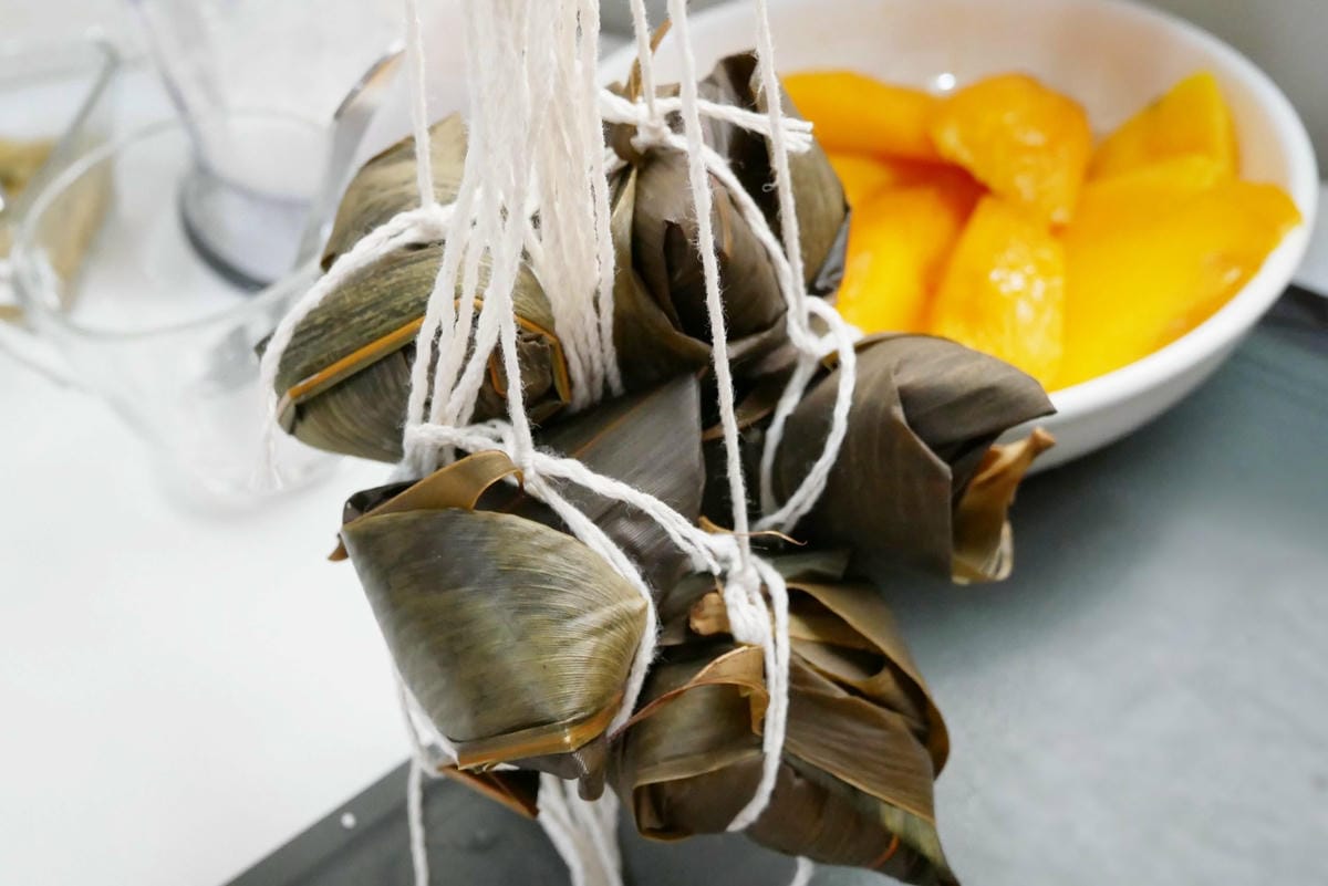 【廚房日記】端午節吃不一樣的粽子,超簡單做西米谷清涼水晶粽,低卡健康更加倍,加入水果更清爽,德國百靈BRAUN攪拌器