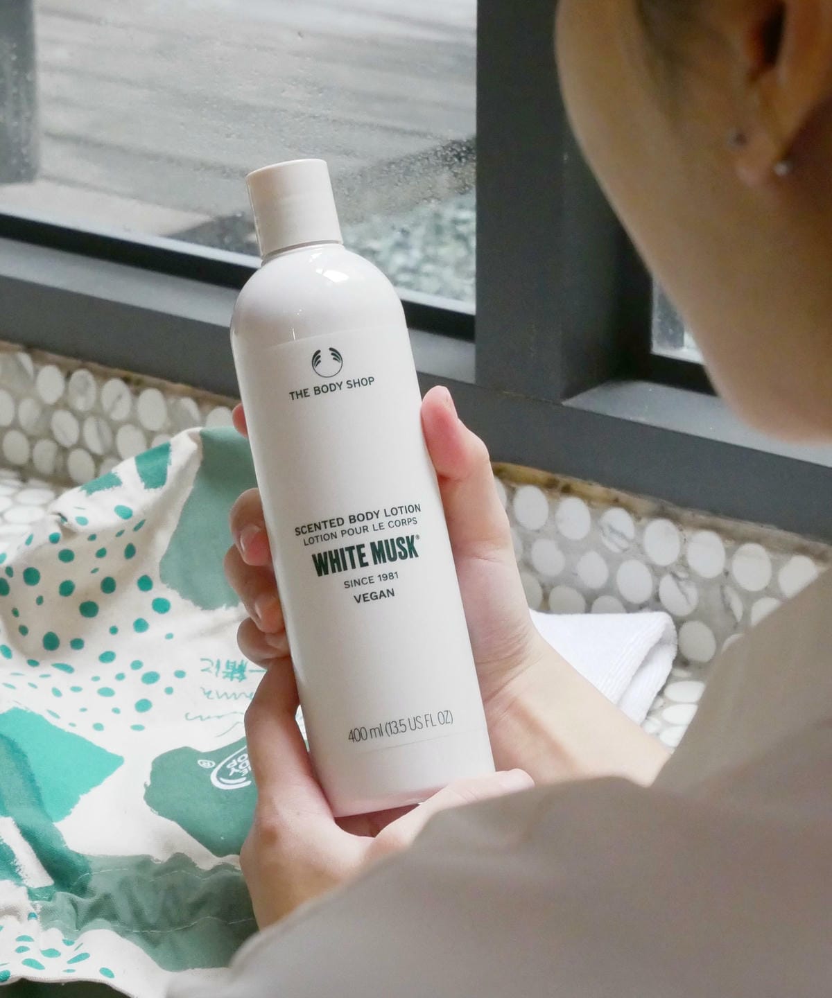 【The Body Shop 美體小舖】男生女生都愛萬人迷香氛,白麝香沐浴膠,白麝香身體潤膚乳