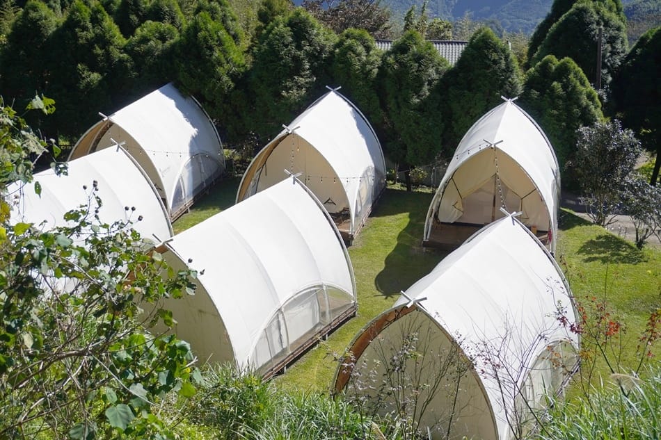 【蟬說：霧語】全新豪華露營區住宿,新竹五峰鄉白蘭部落,夢幻豪