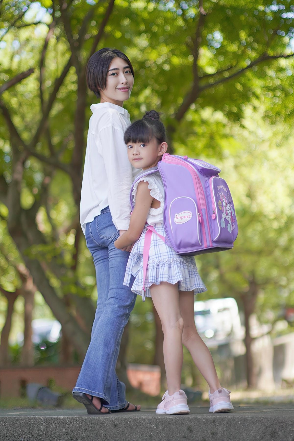 【BAG TO YOU百達遊】impact怡寶亮片獨角獸,新一代標準型輕量護脊書包,小學生護脊書包推薦