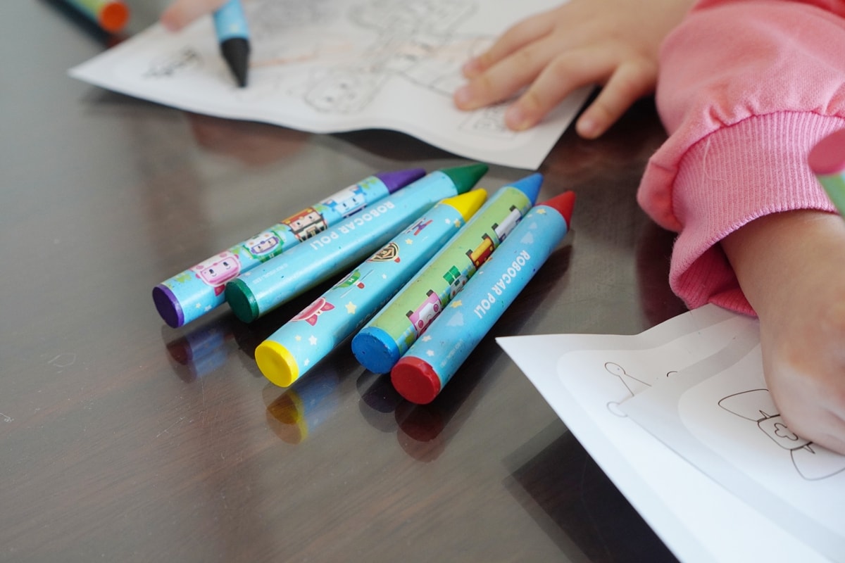 【Babytiger虎兒寶】兒童用品網購推薦，開箱韓國POLI波力正版授權nunuKIDS車用遮陽簾＋波力蠟筆