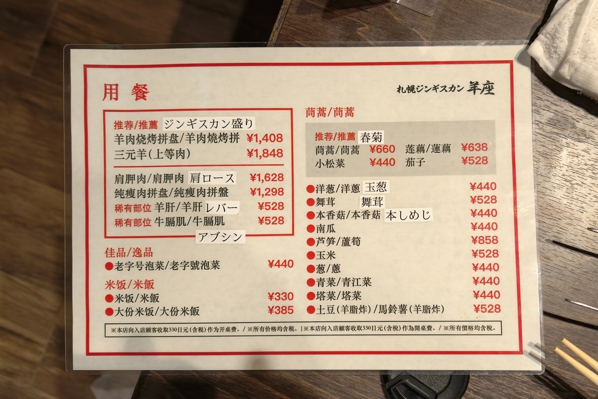 【北海道札幌】北海道札幌美食推薦,成吉思汗烤肉,羊脂香氣滿分的「札幌ジンギスカン 羊座」 - 第6張圖 【北海道札幌】北海道札幌美食推薦,成吉思汗烤肉,羊脂香氣滿分的「札幌ジンギスカン 羊座」